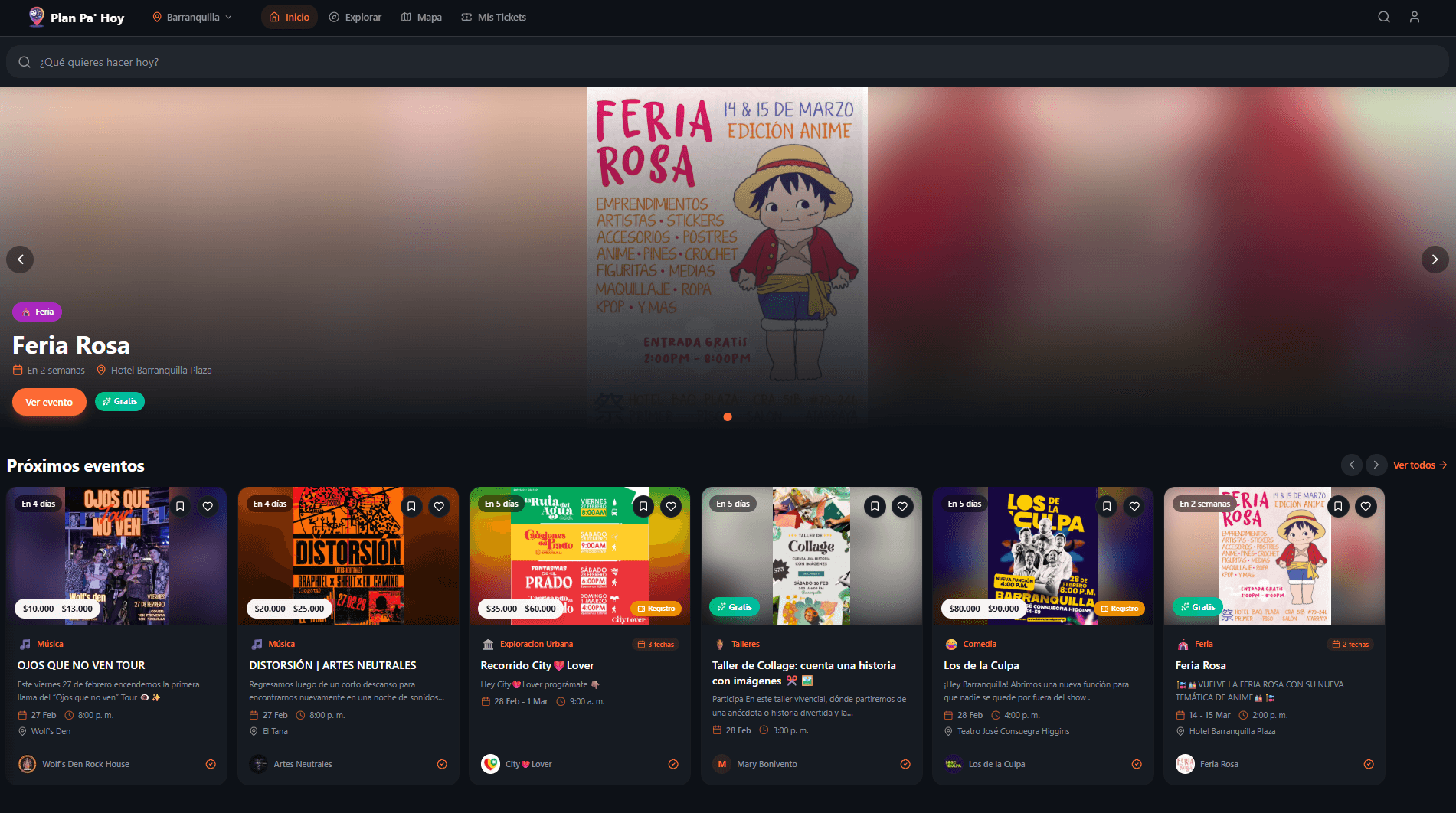 Plataforma Plan Pa Hoy